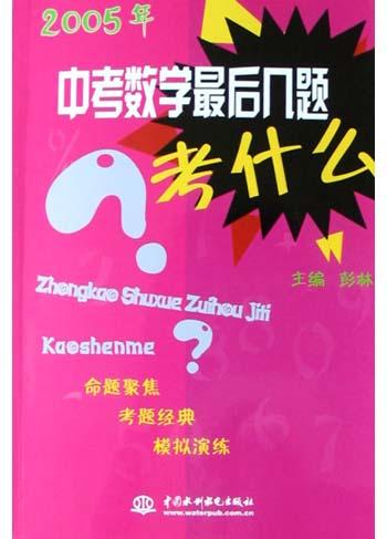 中考数学最后几题考什么